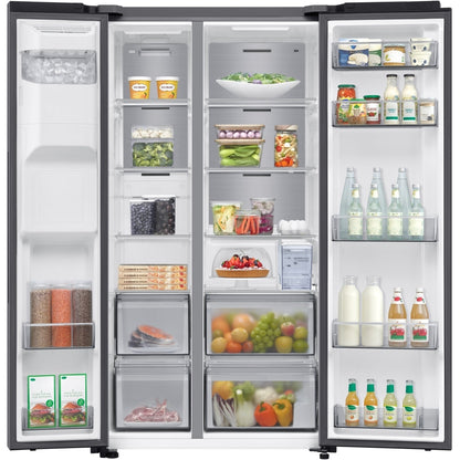 Samsung RS70F65KETEU Series 6 SpaceMax 640L American Style Smart Fridge Freezer - Silver