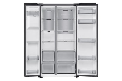 Samsung RS70F66KCFEU Bespoke AI Series 7 91cm Side by Side American Style Fridge Freezer in Black
