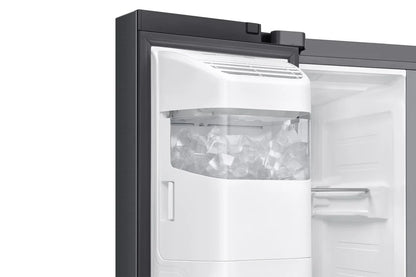 Samsung RS70F66KCFEU Bespoke AI Series 7 91cm Side by Side American Style Fridge Freezer in Black