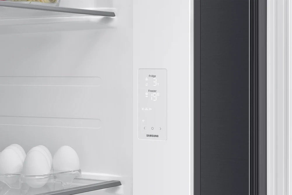 Samsung RS70F66KCFEU Bespoke AI Series 7 91cm Side by Side American Style Fridge Freezer in Black