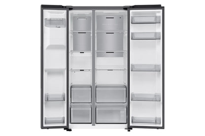Samsung RS70F66KCTEU Series 7 Bespoke AI 91cm Side by Side American Style Fridge Freezer in Silver