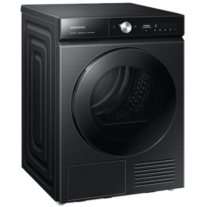 Samsung Series 8 DV90BB9445GBS1 with Optimal Dry 9kg Heat Pump Tumble Dryer Black
