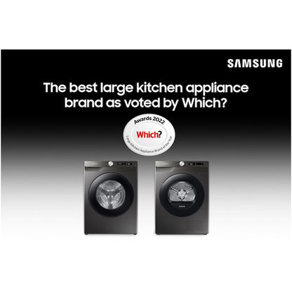 Samsung Series 8 DV90BB9445GBS1 with Optimal Dry 9kg Heat Pump Tumble Dryer Black