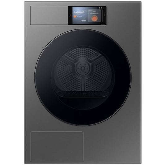 Samsung Series 9 DV90F09F4SU1 with AI Home 9kg Heat Pump Tumble Dryer Dark Steel