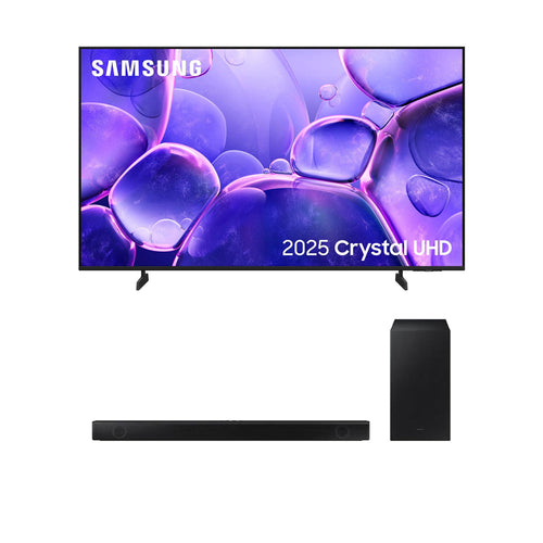 Samsung UE55U8020FKXXU 55 Inch Crystal UHD 4K Smart TV and HW-B530XU 2.1 Ch Wireless Soundbar with Subwoofer Bundle