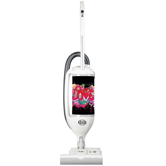 Sebo 90812GBG Felix Graffiti Bagged Upright Vacuum Cleaner White