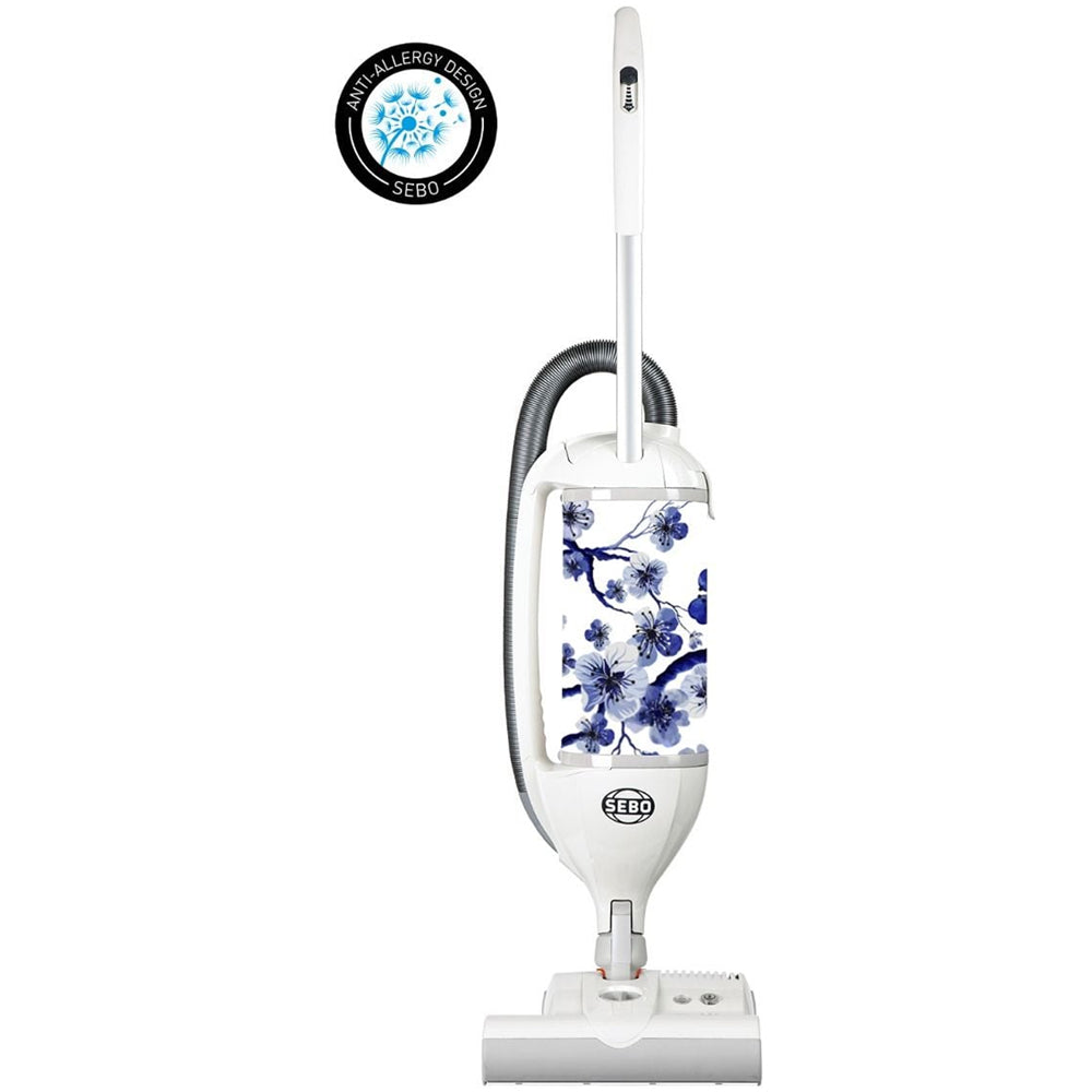 Sebo 90812GBWO Felix White Oriental Bagged Upright Vacuum Cleaner