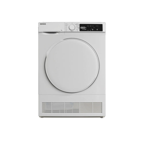 Sensis TDCF018BW 8kg Freestanding Condenser Tumble Dryer White - B Rated