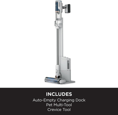 Shark BU3521UK Cordless Stick Vacuum Cleaner with Auto-Empty System White CLEARANCE