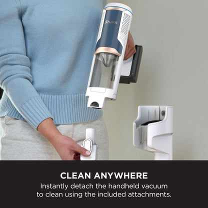 Shark BU3521UK Cordless Stick Vacuum Cleaner with Auto-Empty System White CLEARANCE