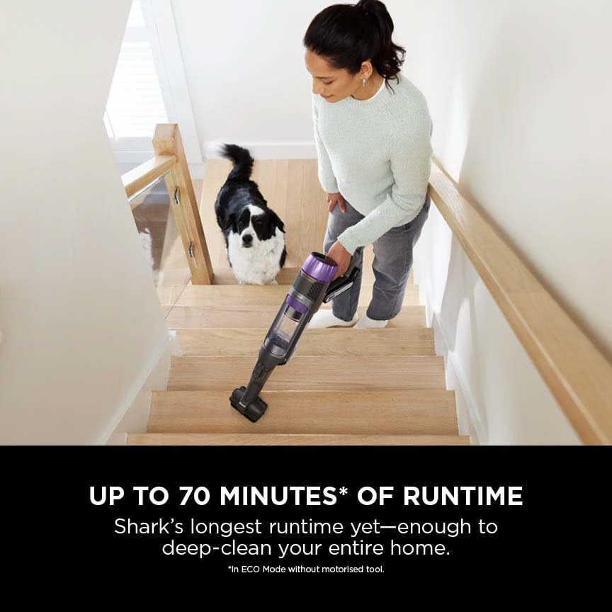 Shark IP3251UKT PowerDetect Clean and Empty Cordless Pet Vacuum Cleaner up to 70 Minutes Run Time Java Grey - Clearance