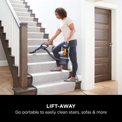 Shark NZ691UK Anti Hair Wrap Upright Vacuum Cleaner with Home and Car Cleaning Kit - Royal Grey NZ691UKKIT