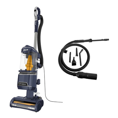 Shark NZ691UK Anti Hair Wrap Upright Vacuum Cleaner with Home and Car Cleaning Kit - Royal Grey NZ691UKKIT