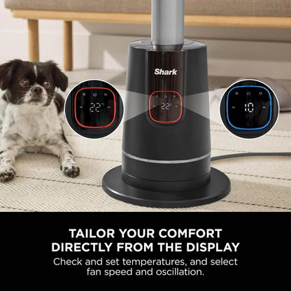 Shark TurboBlade Cool + Heat TH200UK Fan & Heater - Charcoal