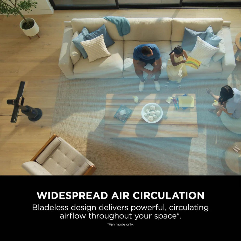 Shark TurboBlade Cool + Heat TH200UK Fan & Heater - Charcoal