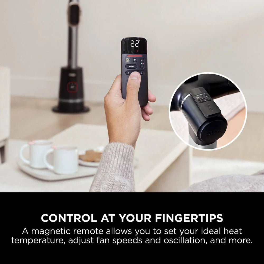 Shark TurboBlade Cool + Heat TH200UK Fan & Heater - Charcoal