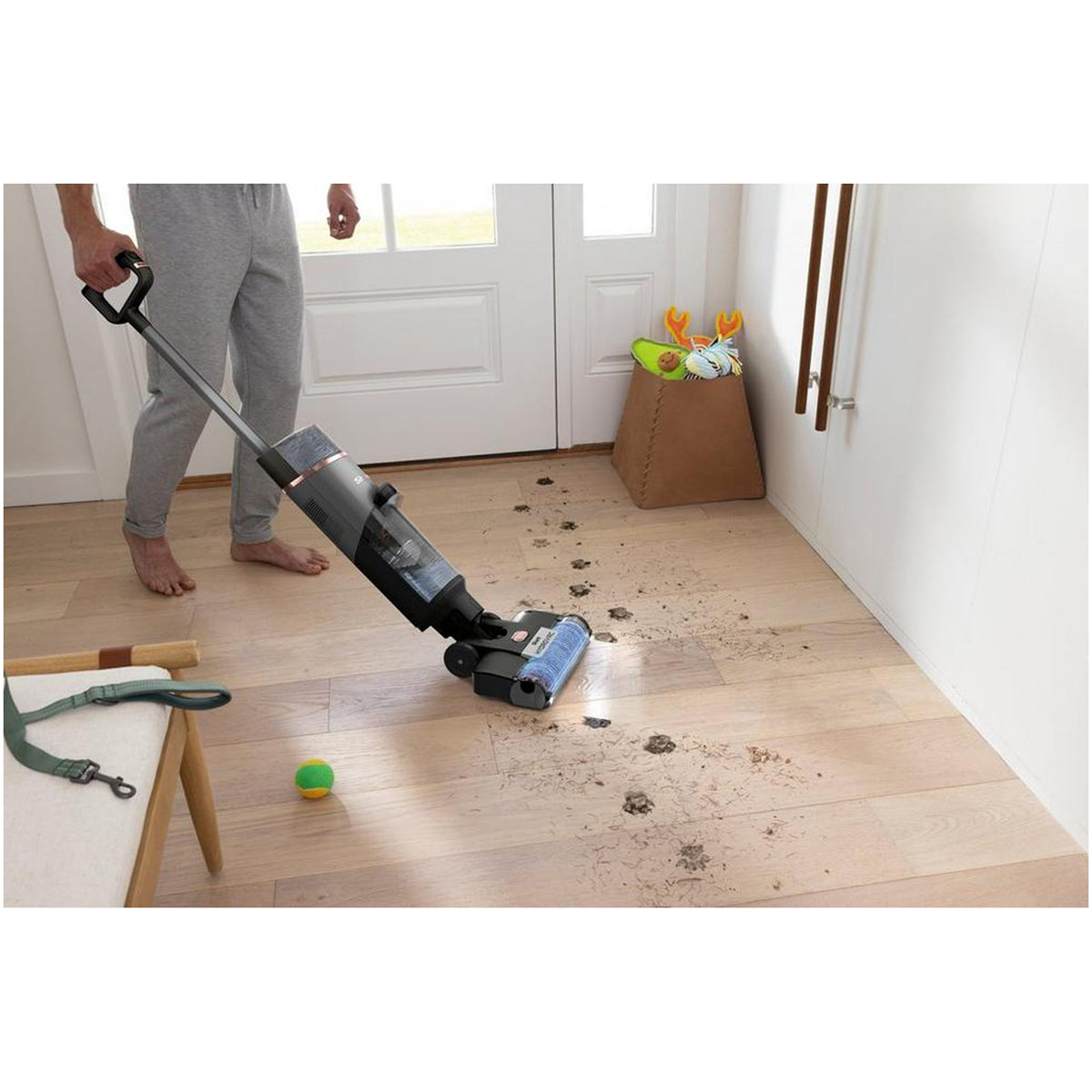 Shark WD210UK HydroVac Cordless Hard Floor Cleaner Charcoal Grey CLEARANCE