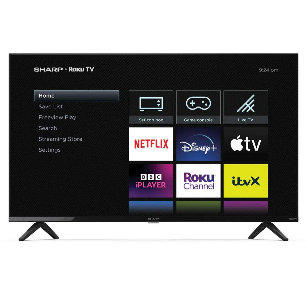Sharp 2T-C40GD2225K 40 Inch LED Full HD Frameless Smart Roku TV