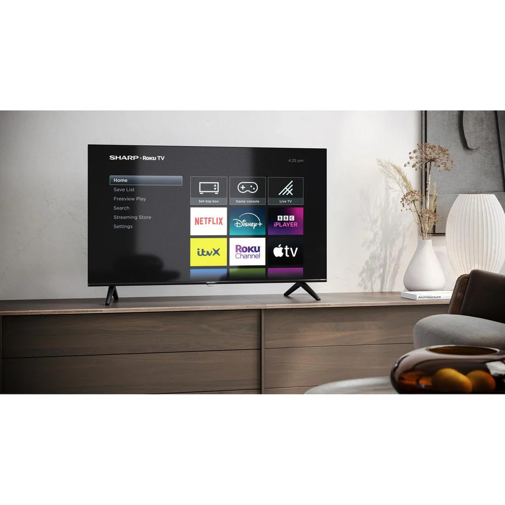 Sharp 2T-C40GD2225K 40 Inch LED Full HD Frameless Smart Roku TV