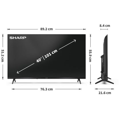 Sharp 2T-C40HE2245KB Full HD LED Smart TiVo TV with Freely 2025