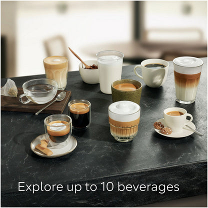 Siemens TP515GB1 EQ500 Bean to cup coffee machine Black Silver