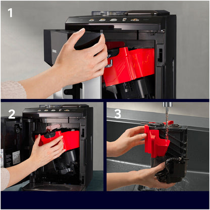 Siemens TP515GB1 EQ500 Bean to cup coffee machine Black Silver