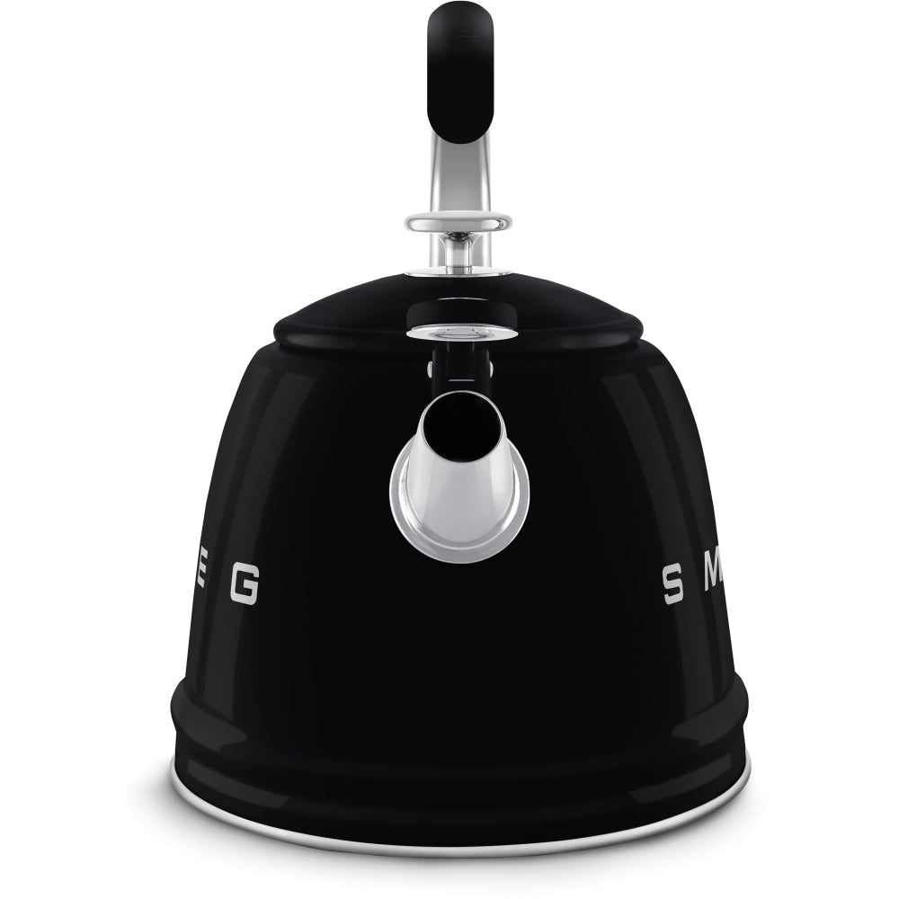 Smeg WKF01BL Retro 50s Style Whistling Hob Kettle Black