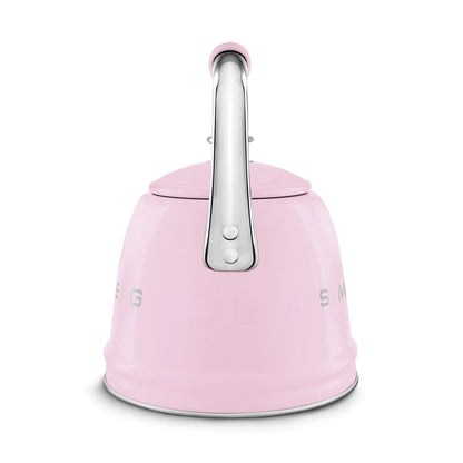 Smeg WKF01PK Retro 50s Style Whistling Hob Kettle Pink