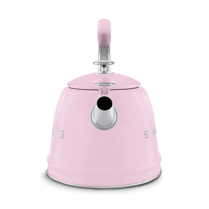 Smeg WKF01PK Retro 50s Style Whistling Hob Kettle Pink