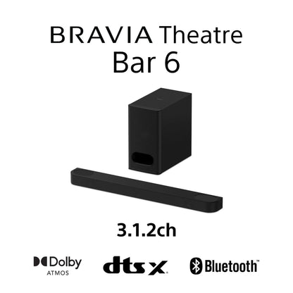 Sony K55XR55B 55 Inch BRAVIA 5 Mini LED 4K UHD HDR Smart TV and HT-B600 3.1.2ch BRAVIA Theatre Bar 6 Soundbar with Subwoofer