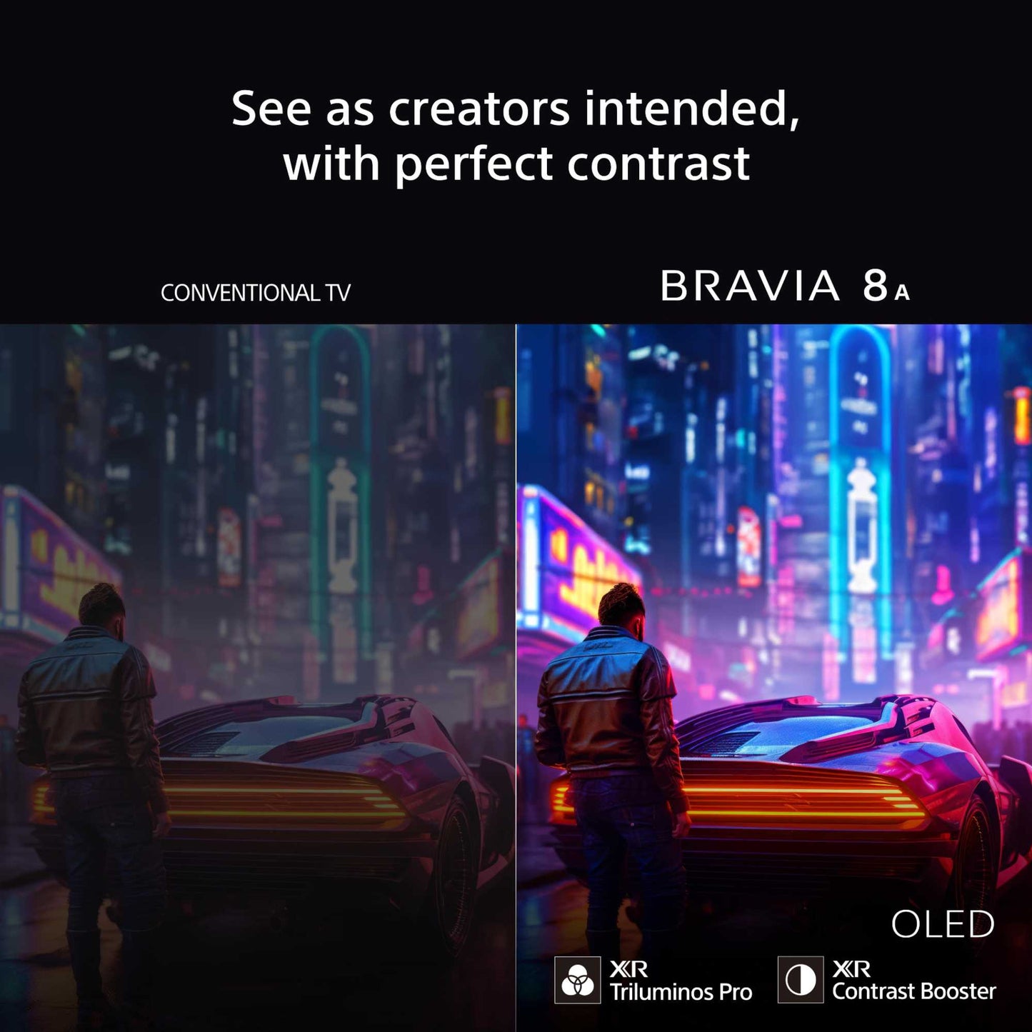 Sony K55XR8APU 55 Inch BRAVIA 8A 4K UHD HDR OLED Smart TV with BRAVIA Theatre Bar 8 HTA8000 Soundbar Bundle