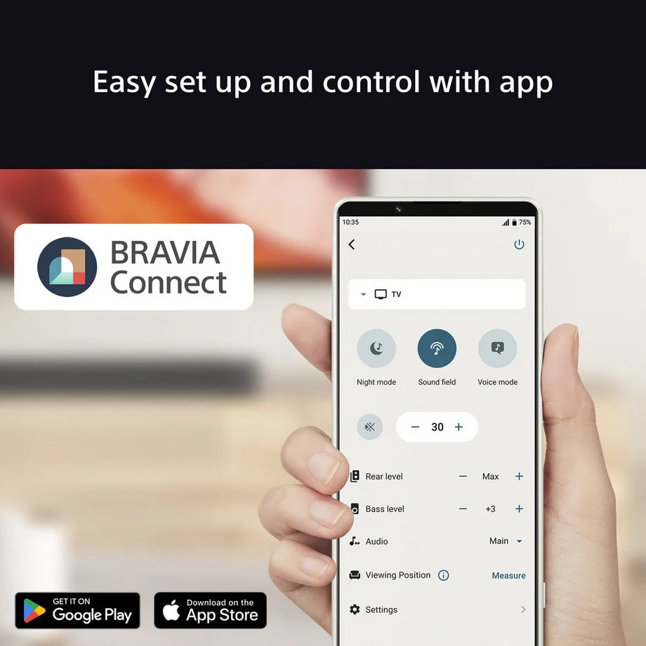 Sony SA-RS8 BRAVIA Theatre Rear 8 Wireless Rear Speakers Pair Black