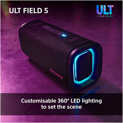 Sony SRSULT50B ULT FIELD 5 Wireless Bluetooth Portable Speaker Black