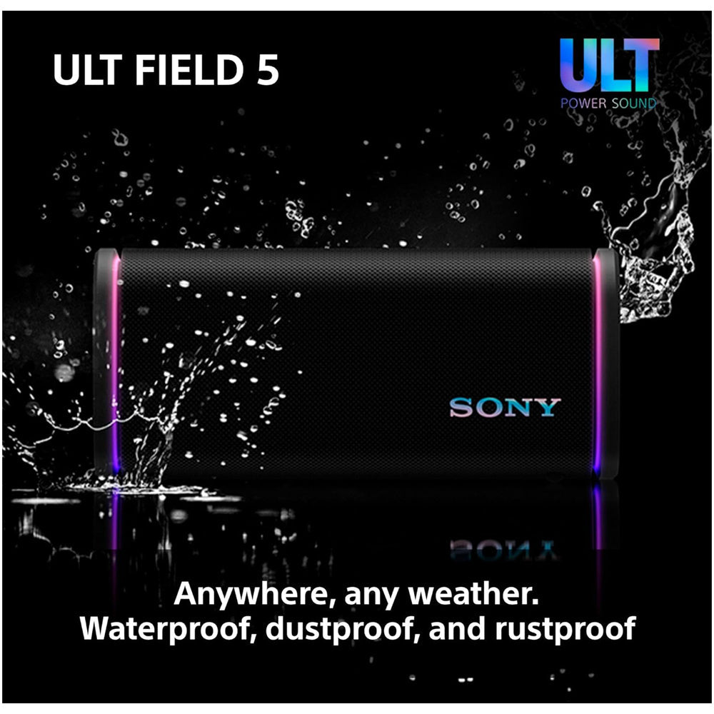 Sony SRSULT50B ULT FIELD 5 Wireless Bluetooth Portable Speaker Black