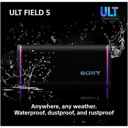 Sony SRSULT50B ULT FIELD 5 Wireless Bluetooth Portable Speaker Black