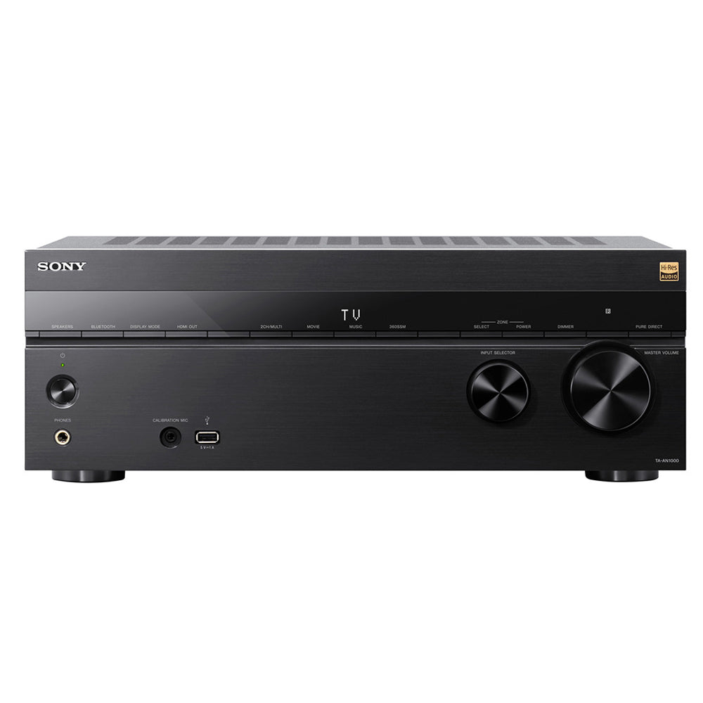 Sony TAAN1000 7.2 Ch 8K Dolby Atmos and DTS:X AV Amplifier Black Clearance