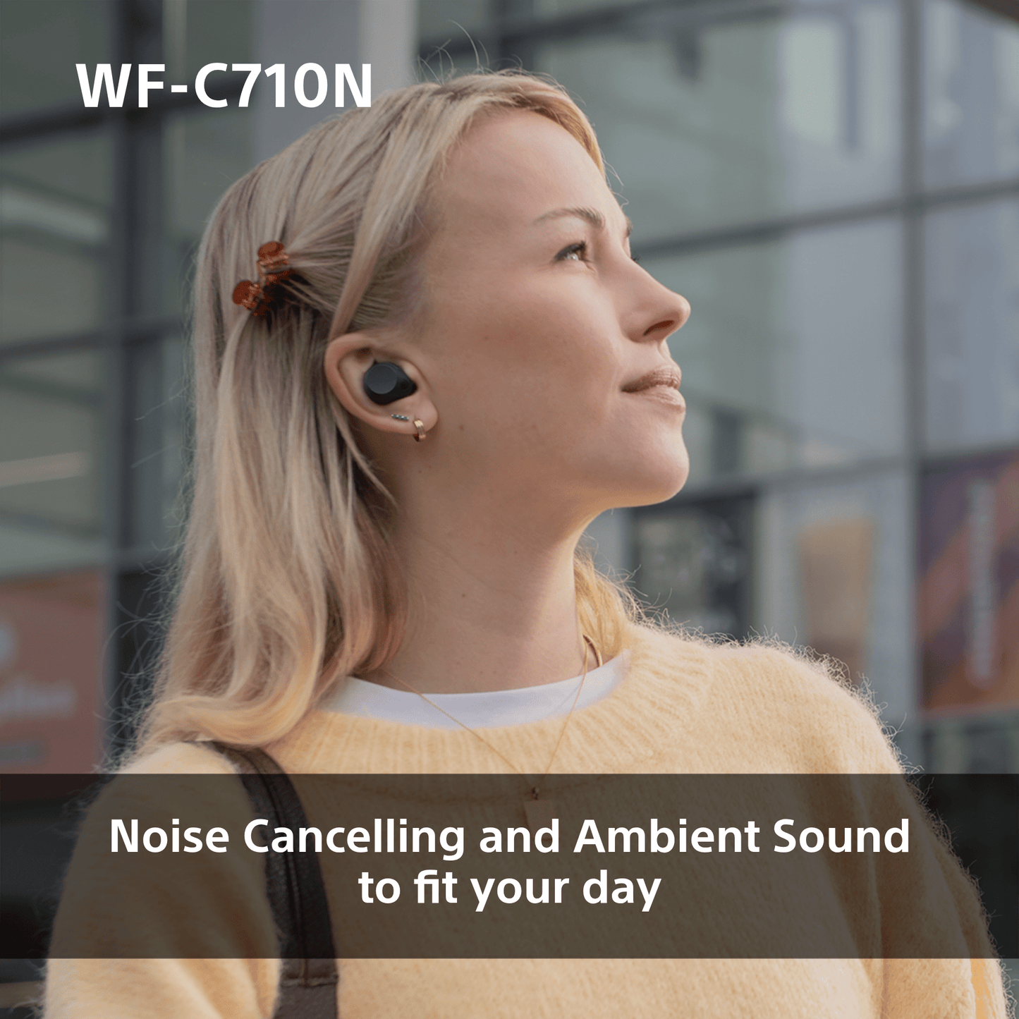 Sony WFC-710N Wireless Noise Cancelling Bluetooth Earbuds Black