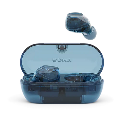 Sony WFC-710N Wireless Noise Cancelling Bluetooth Earbuds Glass Blue