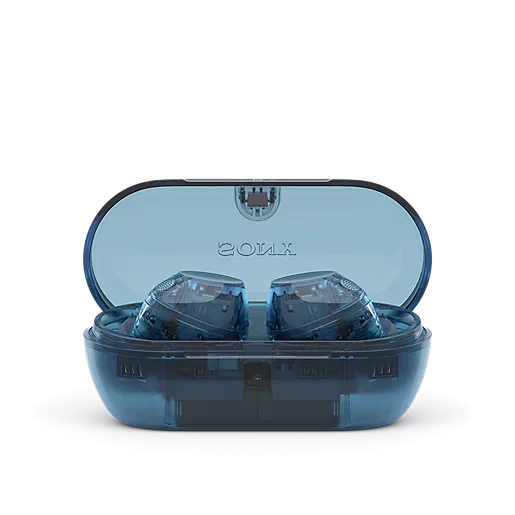 Sony WFC-710N Wireless Noise Cancelling Bluetooth Earbuds Glass Blue