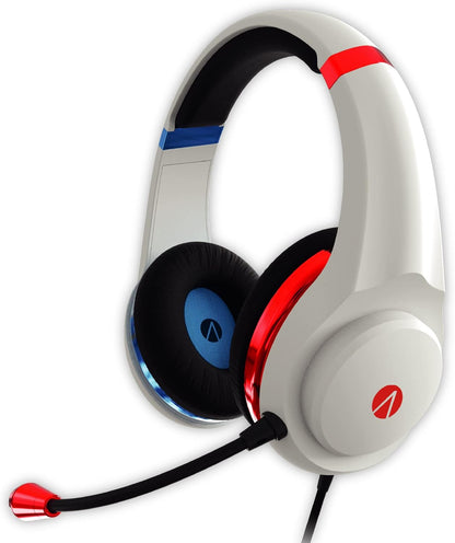 Stealth XP-Match Your Set-Up Red and Blue Neon Wired Over Ear Gaming Headset with Mic